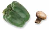 green pepper and mushroom image